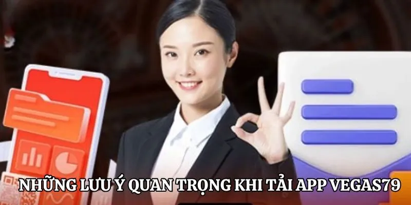 Những lưu ý quan trọng khi tải app Vegas79